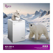 Roch 130L Deep Freezer / Chest Freezer – Energy Saving, Low Noise, Fast Freezing, Lockable Lid – Inox (5YRS WRNTY)