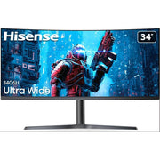 Hisense 34-inch Ultrawide Curved Gaming Monitor, 165Hz, 34G6H.
