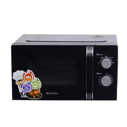 Blueflame 20 Litre Microwave Oven - Black