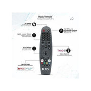 SPJ 65 Inch Smart Frameless UHD 4K Ai ThinQ Webos Series TV - Black.