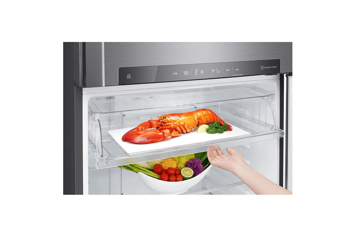 LG 509L Liters  Top Freezer Refrigerator - Silver