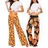 Women's Halloween Pumpkin Loose Casual Pants