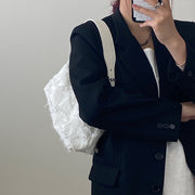 Simple Denim Crescent Single Shoulder Messenger Bag