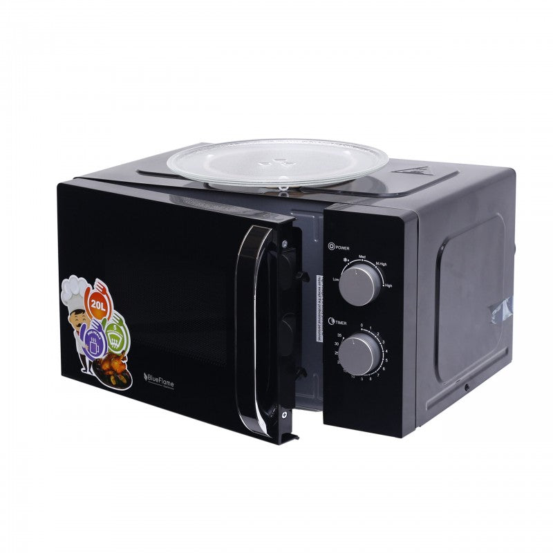 Blueflame 20 Litre Microwave Oven - Black