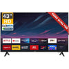 Roch 43 Inch Smart Android Frameless HD LED TV With Free To Air - Black