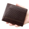 Men's Fashion Large Capacity Embossed Snake Pattern Wallet