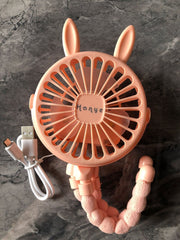 Little Fan Deformation Bracket Handheld Outdoor Fan