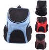 New pet backpack Oxford mesh breathable dog backpack outdoor travel cat bag dog out portable backpack