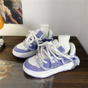 Female Dad Shoes Versatile Student Casual Platform Height Increasing