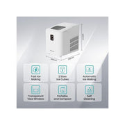 Hisense Ice Maker Automatic Ice Making Portable And Compact Fast Ice Making Self-Cleaning 1 Year Warranty
