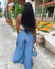 Personality Street Fashion Straight Wide Leg Pants