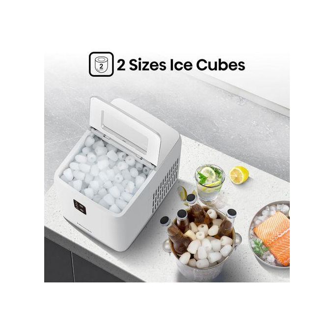 Hisense Ice Maker Automatic Ice Making Portable And Compact Fast Ice Making Self-Cleaning 1 Year Warranty