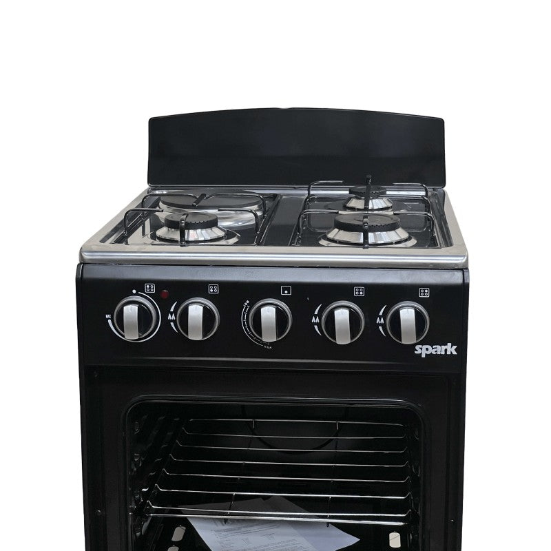 Spark 50x50cm 3 Gas 1 Electric Cooker with Gas Oven and Stainless Top SP5031