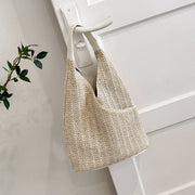 Large Capacity Commuter Summer Straw Woven Bag Women