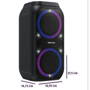 Hisense Party Rocker 160 Wireless Outdoor / Indoor Party Speaker With Subwoofer 1 Yr Warranty
