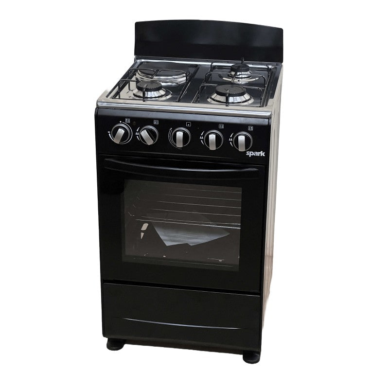 Spark 50x50cm 3 Gas 1 Electric Cooker with Gas Oven and Stainless Top SP5031