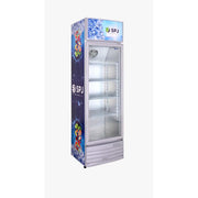 SPJ 400L Beverage Cooler Chiller Showcase Freezer- White..
