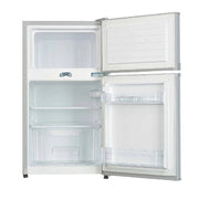 ADH 130L Double Door Refrigerator – Silver
