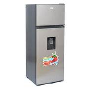 Pixel 280 Liters Double Door Defrost Refrigerator With Water Dispenser - Silver ( 1 YR WRNTY)