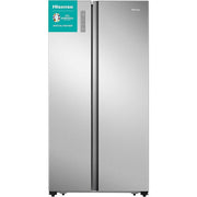 Hisense 560 Liters Side By Side Refrigerator RC-56WS4S2 - Silver 3 Yrs Wrnty
