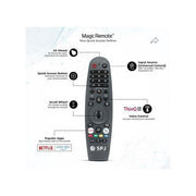 SPJ 42 Inch Smart Frameless FHD Ai ThinQ Webos Series LED TV - Black.