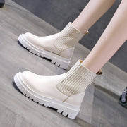 Autumn And Winter Knitted Socks Boots British Style