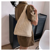 Large Capacity Commuter Summer Straw Woven Bag Women