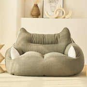 Solid Color Removable And Washable Teddy Hair Beanbag Cover