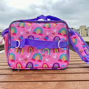 Crossbody Children Cartoon Lunch Bag Oxford Cloth Color Student Thermal Bag