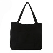 Corduroy Cloth Versatile Large Capacity Shoulder Bag Literary Handbag