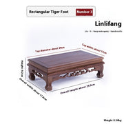 Door Frame Decoration Base Home Carving Solid Wood Crafts Bracket