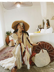 Vacation Style Single Shoulder Large Capacity Woven Bag