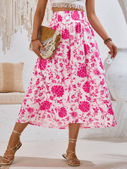 Print Casual Waist Tight Fresh Air Skirt