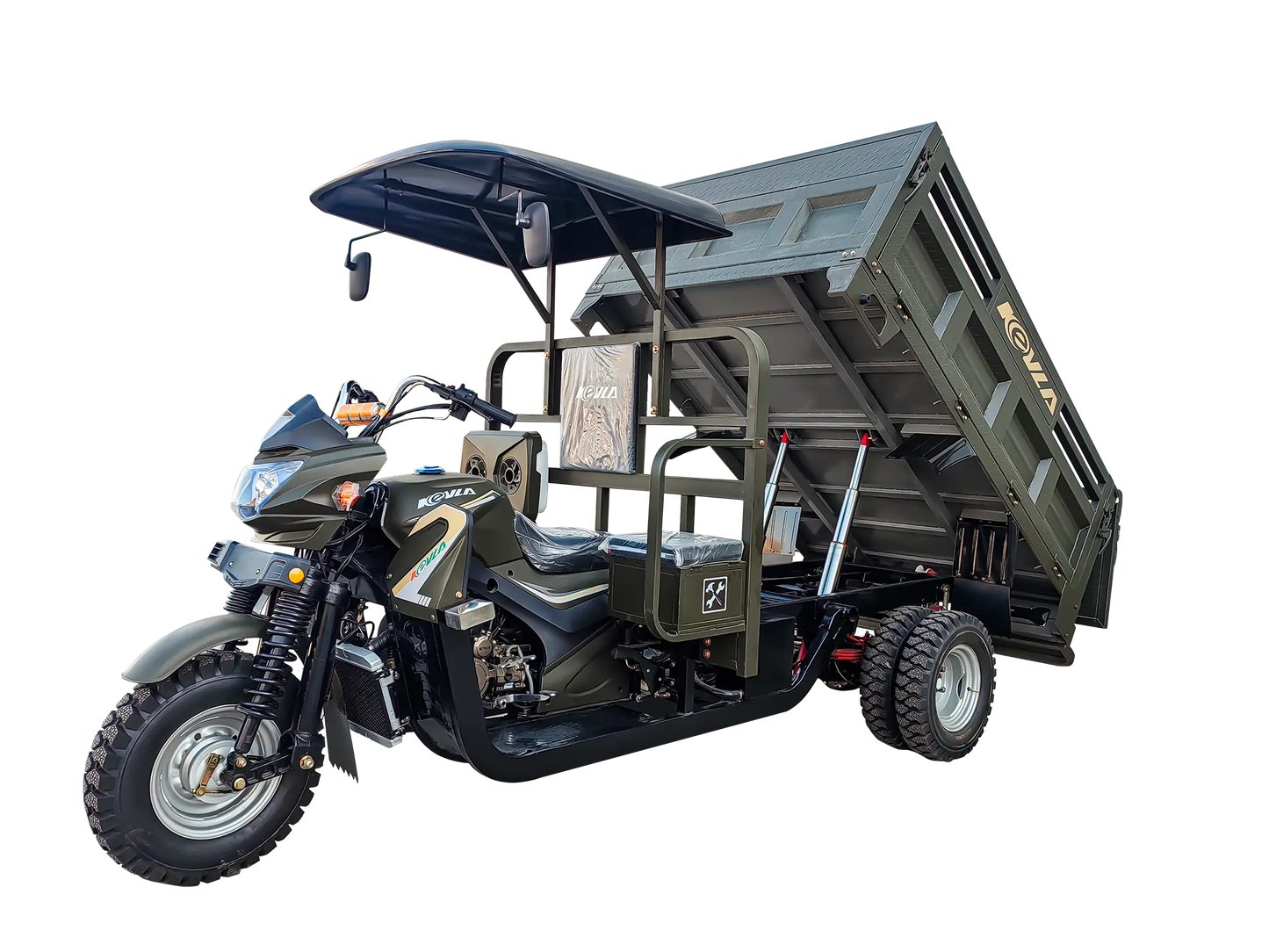 Kevla 300CC Water-Cooled Cargo Tuk Tuk with Hydraulic Tipper