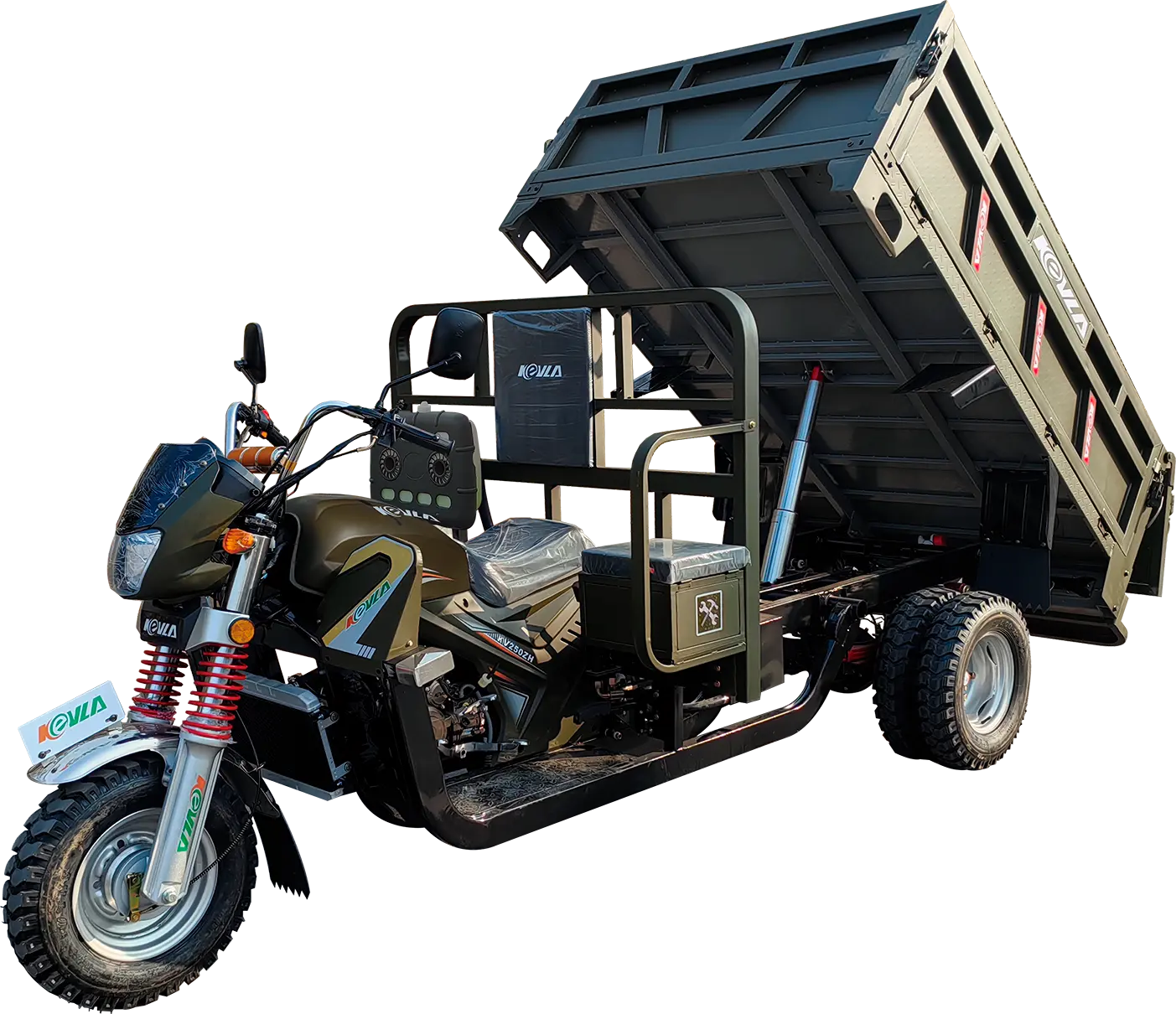 Kevla 250CC Water-Cooled Cargo Tuk Tuk With Hydraulic Tipper
