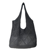 Women's Fashion Hollowed-out Shoulder Woven Bag