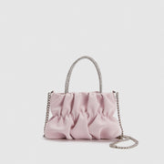 New Women's Ladies Party Pleated Cloud Chain Messenger Bag