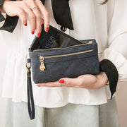new PU Ms. long purse female Korean retro Handbag Purse Hand bag one generation