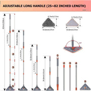 Multifunctional Small Briefs Lengthened Telescopic Rod Splicing Rod Window Cleaner