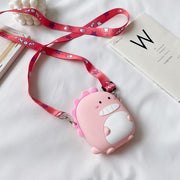 Silicone Small Bag Cartoon Dinosaur Shoulder Bag
