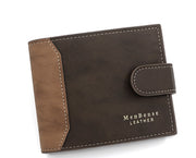 Men's Wallet Short Style With Korean Edition Hinge Gold Stamping