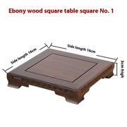 Red Wood Carving Craft Base Ebony