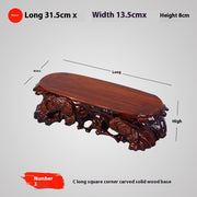 Solid Wood Ornament Base Can Be Carved With Grooves