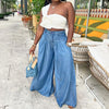 Personality Street Fashion Straight Wide Leg Pants