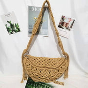 Creative Solid Color Cotton Thread Ingot Bag