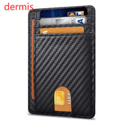 Card Holder Leather Foreign Trade Men RFID Anti-theft Swiping European And American Card Holder Male Amazon Hot Products Card Holder