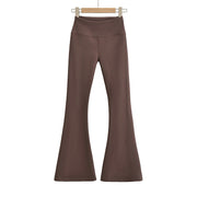 Thickened Sanded Fabric Yoga Bell-bottom Pants Women