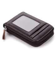 Organ Card Holder Korean Style Cowhide Card Holder