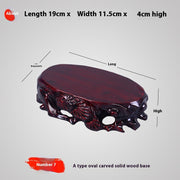 Solid Wood Ornament Base Can Be Carved With Grooves