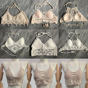 Women's Cotton Embroidered Hollow Lace Vest
